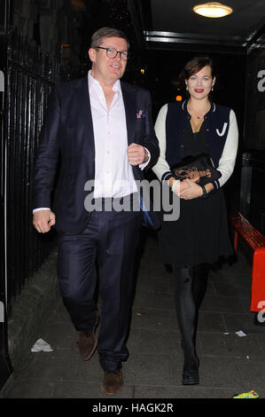 01/12/2016 London, UK. Sunday Times Style - Christmas Party at  Annabelle Club, Berkeley Square. Alamy Live News Stock Photo