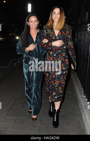 01/12/2016 London, UK. Sunday Times Style - Christmas Party at  Annabelle Club, Berkeley Square. Alamy Live News Stock Photo
