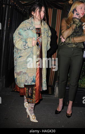 01/12/2016 London, UK Christmas party at Annabel Club. Credit: Alamy Stock Photo