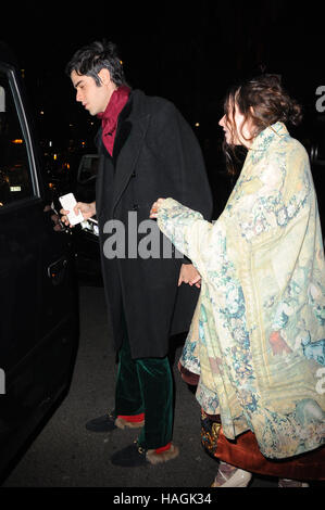 01/12/2016 London, UK Christmas party at Annabel Club. Credit: Alamy Stock Photo