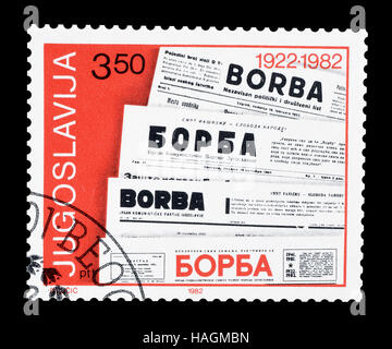 Yugoslavia stamp 1982 Stock Photo