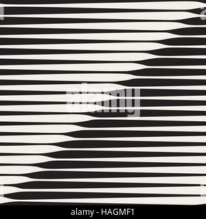 Vector Seamless Black and White Diagonal Halftone Stripes Pattern Stock Vector