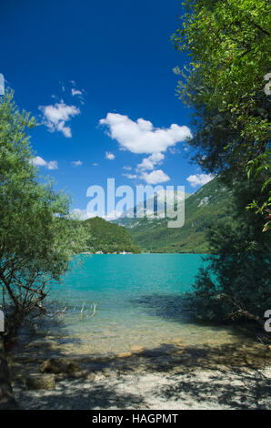 View of the lake of Cavazzo in Friuli Venezia Giulia, Italy Stock Photo