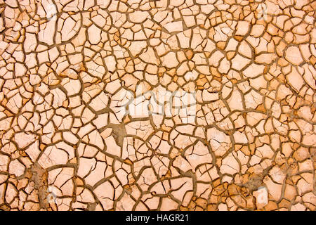 cracked dry soil during the drought Stock Photo