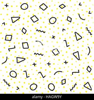 Minimal geometric vector pattern Stock Vector