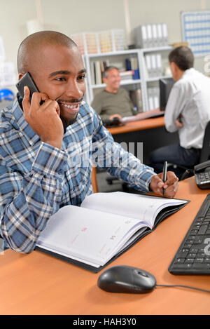 Pen ready to take notes Stock Photo