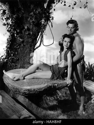 Tarzan's Secret Treasure  Year : 1941 - USA Director : Richard Thorpe Johnny Weissmuller Maureen O'Sullivan Stock Photo