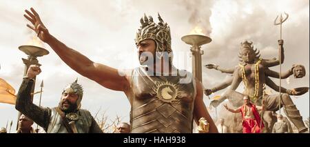 Bahubali: The Beginning Year : 2015 India Director : S.S. Rajamouli Prabhas Stock Photo