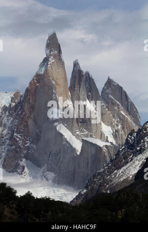 Stunning views of El Torre in the Patagonia region of Argentina, Los Glaciares National Park Stock Photo
