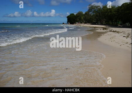 Anse Beau Vallon tropical beach, Mahe island, Seychelles, Africa, Indian Ocean. Stock Photo