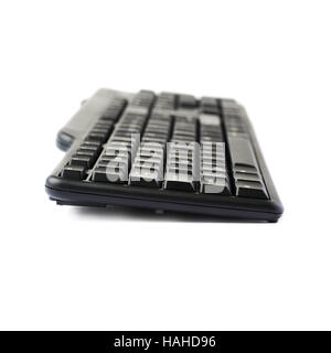Black keyboard isolated over white background Stock Photo
