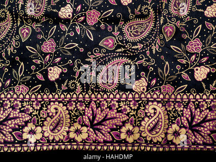 Paisley design incorporated on Indian style ladies outfit Stock Photo