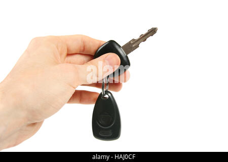 car key in the hand Stock Photo