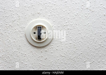 wall light switch Stock Photo