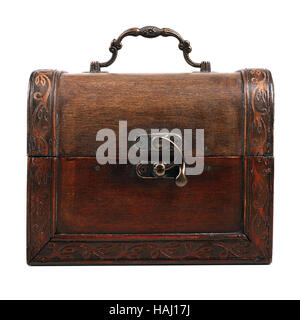 old wooden chest Stock Photo