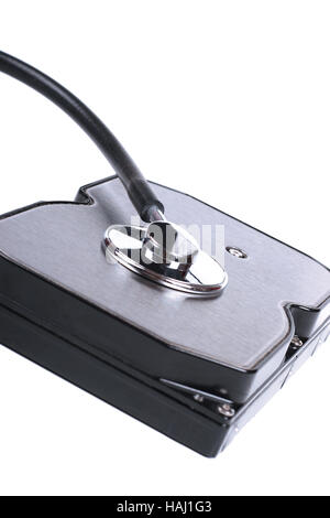 hard disk testing Stock Photo