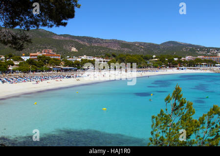 beautiful palma nova beach in mallorca balearic islands Stock Photo