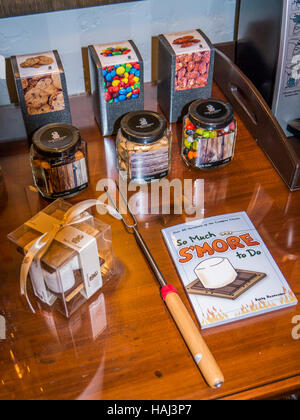 Snacks and s'more fixings, Ritz-Carlton Bachelor Gulch, Beaver Creek, Colorado. Stock Photo