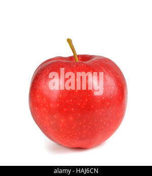 Red apple  isolated on white Stock Photo