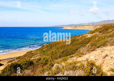 Lara beach, Akamas nature area, Paphos,Cyprus Stock Photo