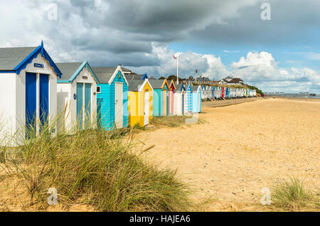 Beach huts, Southwold, Suffolk, UK Stock Photo