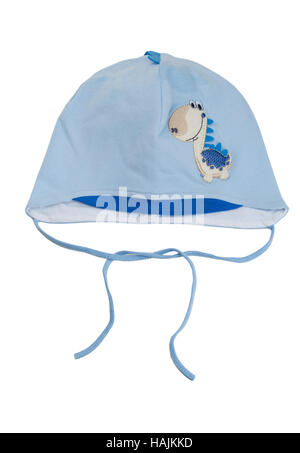 Children's fleece cap. Isolate on white. Stock Photo