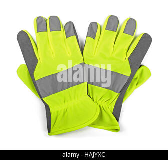 protective work gloves isolated on white Stock Photo
