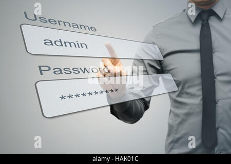 internet security concept Stock Photo