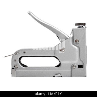 construction stapler isolated on white Stock Photo