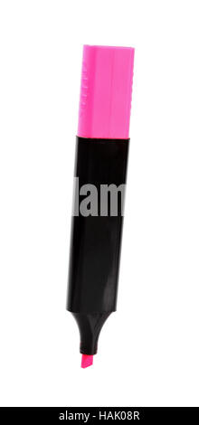 pink marker isolated on white Stock Photo