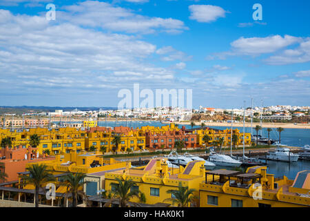 Yacht marina in Portimao. Algarve, Portugal Stock Photo