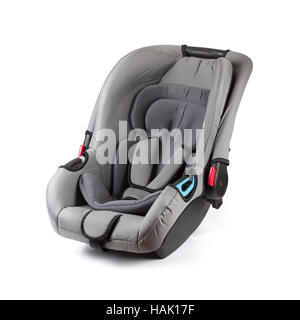 baby car seat isolated on white Stock Photo