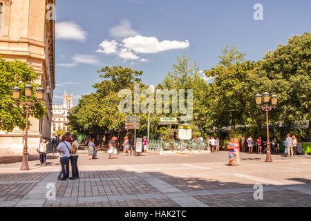 Place Louis Lepine on the Ile de la Cite. Stock Photo