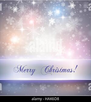 Elegant Christmas background with snowflakes Stock Vector Image & Art ...