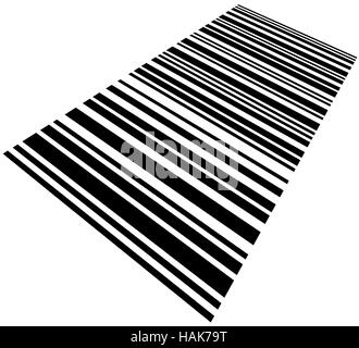 Large Barcode Background Macro Closeup, Isolated Perspective Stock Photo