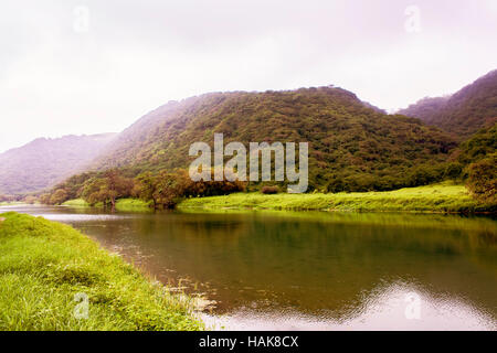 View at Wadi Darbat in Salalah, Oman Stock Photo