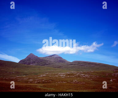 Cul Mor  foreground from Knockan Crag Assynt Scotland Stock Photo