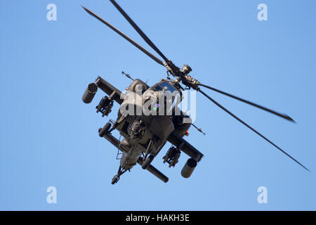 Boeing AH-64 Apache attack helicopter. Stock Photo