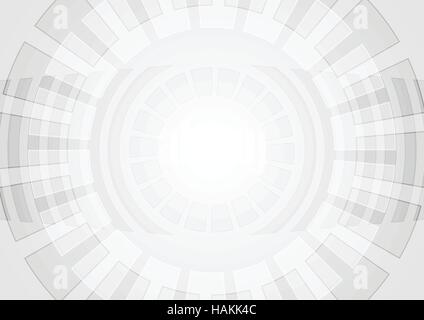 Abstract grey technology geometric background. Vector design Stock Vector