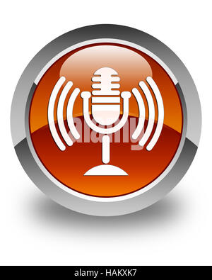 Illustration Mic Icon Stock Photo - Alamy