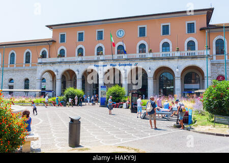 Centrale railway station in Pisa, Italy Stock Photo