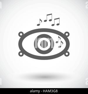 Icon of car speakers. Stock Vector