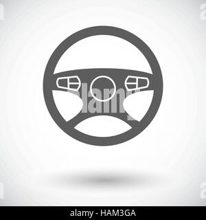 Car Steering Wheel icon. Stock Vector
