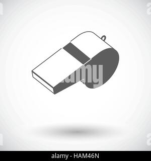 Icon sports whistle. Stock Vector