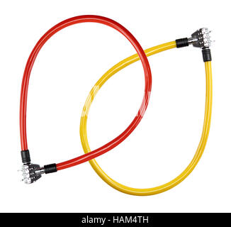 Bicycle Cable Locks Stock Photo