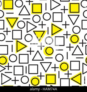 Universal vector fashion geometric seamless pattern Stock Vector