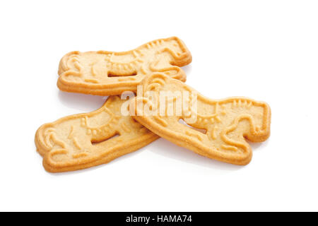 Butter Speculaas shortcrust biscuit Stock Photo