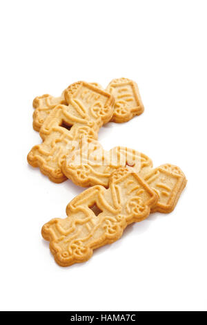 Butter Speculaas shortcrust biscuit Stock Photo