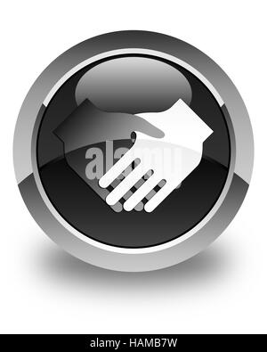 Handshake icon hi-res stock photography and images - Alamy