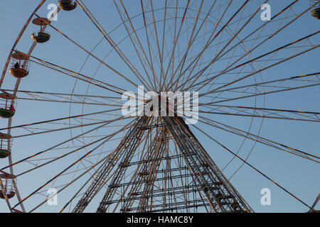 Ferris wheel central pier blackpool Stock Photo